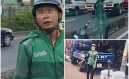 Lời khai khó chấp nhận của đối tượng mặc áo Grab hung hăng đập kính xe tải, đánh người ở TP.HCM