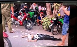 Nam thanh niên tự đâm vào bụng rồi gục giữa đường, hiện trường be bét khiến người dân kinh hãi
