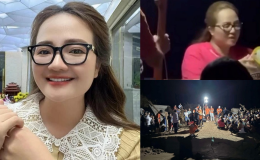 Hoàng Hường livestream bán sữa ngay giữa vùng lũ Nghệ An, CĐM phẫn nộ chỉ trích vì lợi dụng bà con