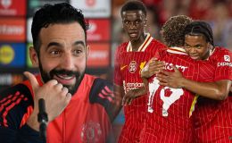 Man United bị Liverpool đánh bại, HLV Ruben Amorim lỡ hẹn với 'viên ngọc quý' nước Anh