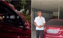 Danh tính 3 thanh niên cố ý dàn dựng clip nhạy cảm của đôi nam nữ trong xe Mercedes gây bức xúc