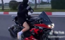 Nam thanh niên 22 tuổi nhận ‘cái kết đắng’ vì đăng tải clip ‘múa quạt’ khi lái xe mô tô
