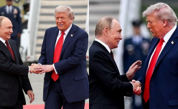 Tổng thống Putin và Tổng thống Trump có hành động cực kỳ khác thường tại hội nghị thượng đỉnh Alaska
