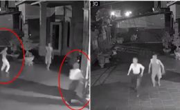 Công an thông tin nóng vụ vợ dùng dao truy đuổi khiến chồng tử vong, camera ghi lại cảnh ớn lạnh