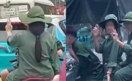 Nữ sinh có hành vi phản cảm với đoàn xe A80 khóc nghẹn xin lỗi, lời giải thích khó chấp nhận