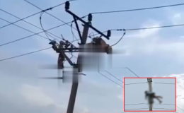 Hiện trường vụ tai nạn điện giật tại Hà Nội khiến một người tử vong, một người nguy kịch 