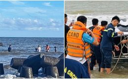 Bi kịch trên biển ở Ninh Bình: 3 bé trai rủ nhau đi tắm biển nhưng chỉ có 1 em trở về, 1 em tử vong, 1 em mất tích