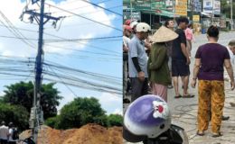 Hiện trường vụ người đàn ông nghi bị điện giật, bỏng nặng sau cú nổ lớn tại Đồng Nai 