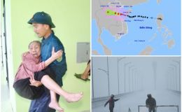 Nhiều sân bay đóng cửa, tàu khách ngừng chạy, một số tuyến đường bộ bị hạn chế trước cơn bão số 5