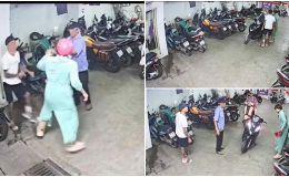 Đánh người phụ nữ ở hầm gửi xe, người đàn ông xăm trổ nhận cái kết đắng khi bị 'tung liên hoàn cước' đáp trả