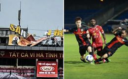 V.League chịu ảnh hưởng xấu từ bão số 5 Kajiki, 1 trận đấu nguy cơ bị hoãn vì SVĐ hư hại nặng nề