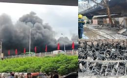 Cháy hàng trăm xe máy dưới cầu Vĩnh Tuy: Lo ngại kết cấu công trình bị ảnh hưởng nghiêm trọng