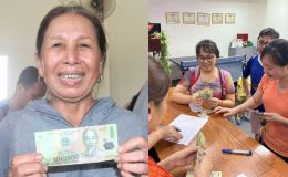 Quà Quốc khánh 2/9: Cầm 100.000 đồng trên tay, nhiều người dân xúc động, ấm lòng