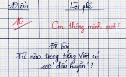 Từ đặc biệt nào trong tiếng Việt có đến 100 'dấu huyền'? Phải thông minh lắm mới trả lời được