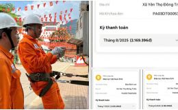 Điện lực Đông Triều, Quảng Ninh thông báo kết quả kiểm tra hóa đơn tiền tiện 3 tháng giống hệt nhau của 1 gia đình