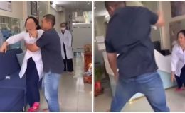 Thêm 1 đoạn ghi lại cảnh chủ nha khoa ném lọ hoa sứ, tung ‘liên hoàn cước’ vào cô gái gây phẫn nộ