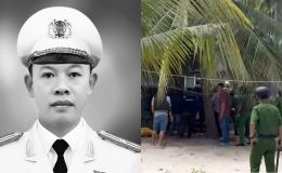 Hoàn cảnh đặc biệt éo le của thiếu tá công an hy sinh khi làm nhiệm vụ, vợ ngã quỵ kể lại ngày định mệnh