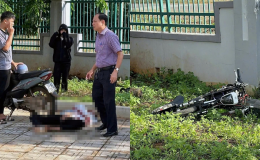 Đồng Nai: Học sinh lớp 11 đi xe điện trong sân trường, lao thẳng vào tường tử vong, hiện trường ám ảnh
