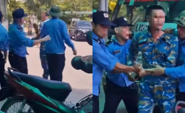 Clip 3 bảo vệ bệnh viện đánh hội đồng lái xe ôm chở bệnh nhân lớn tuổi, hé lộ nguồn cơn gây phẫn nộ