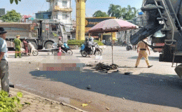 Xót xa vụ cô gái tử vong thương tâm sau va chạm với xe bồn trộn bê tông, hiện trường gây ám ảnh