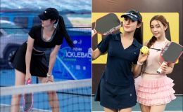 Á hậu Huyền My khoe dáng 'cực mượt' trên sân Pickleball, trang phục nửa kín nửa hở gây sốt CĐM