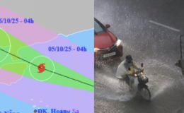 Bão số 11 Matmo áp sát đất liền, cảnh bảo tình hình thời tiết nguy hiểm tại 6 tỉnh miền Bắc 