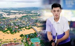 Thái Nguyên ngập lụt: VĐV pickleball Trương Vinh Hiển có hành động 'giải cứu', NHM hết lời ngợi khen