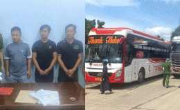 Tài xế xe đầu kéo chặn đầu xe khách để xử lý mâu thuẫn: Trạm thu phí ùn tắc nghiêm trọng gây bức xúc