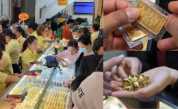Giá vàng hôm nay 9/10: Xuất hiện diễn biến 'lạ' sau chuỗi tăng nóng, vàng miếng vẫn ở đỉnh cao hiếm có