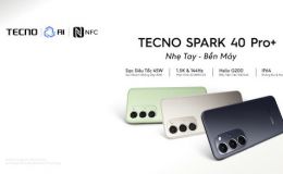 TECNO SPARK 40 PRO+ RA MẮT: Mỏng nhẹ 6,49mm, Chip G200 đầu tiên trên thế giới