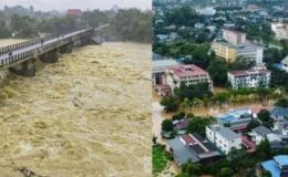 Tình hình lũ ở Bắc Bộ ngày 10/10: Nhiều sông vượt báo động 3, nguy cơ ngập lụt còn kéo dài