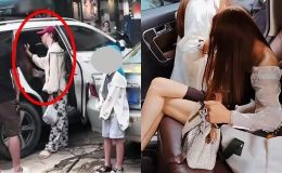 Clip doanh nhân ngoại tình hot girl 2k2 bị vợ bắt gian giữa đường, thái độ người chồng gây phẫn nộ
