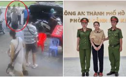 Camera ghi trọn cảnh Ngân 98 chống đối công an giữa đường phố, đây là lý do bị còng cả tay và chân?