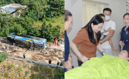 Vụ lật xe khách ở Lào Cai: Tình hình sức khoẻ mới nhất của 21 nạn nhân sau tai nạn kinh hoàng