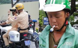 Camera AI phát hiện nhiều tài xế công nghệ che biển số xe, sử dụng điện thoại: Từng mức phạt cụ thể