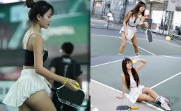 Hot girl vén váy chơi pickleball nói thẳng về chuyện bị chê ‘gọi vốn’, thấy như trúng số sau ồn ào