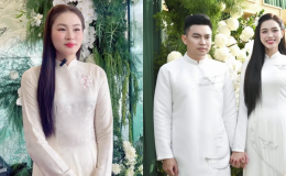 Chị gái Hoa hậu Đỗ Thị Hà lần đầu hiếm hoi lộ diện: Vẻ ngoài gây chú ý tại đám hỏi em gái