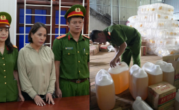 Nghệ An: Lật tẩy đường dây dầu ăn giả thu lợi 75 tỉ đồng, cận cảnh vật phẩm thu được tại hiện trường