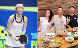 Hiền Hồ bất ngờ xuất hiện cùng Quang Dương, hé lộ mối quan hệ đặc biệt với thần đồng pickleball