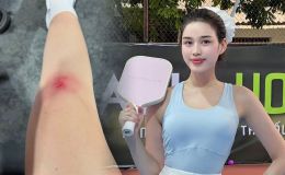 Hoa hậu Đỗ Thị Hà gặp sự cố trên sân pickleball, hài hước chia sẻ về trải nghiệm đáng nhớ