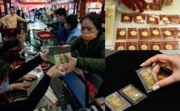 Giá vàng hôm nay 24/10: Gãy chuỗi tăng 'cực khủng', vàng miếng và vàng nhẫn quay đầu khiến dân tình 'ngã ngửa'