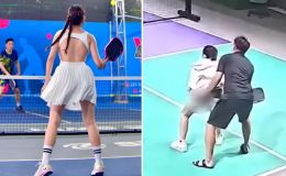 Xôn xao hình ảnh thầy dạy pickleball có hành vi phản cảm với cô gái, cộng đồng phản ứng trái chiều