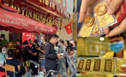 Giá vàng hôm nay 26/10: Con số khiến nhiều người 'choáng váng', vàng miếng vẫn 'ngự' trên đỉnh
