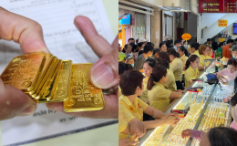 Giá vàng chốt phiên ngày 30/10 lao dốc: Vàng miếng SJC, vàng nhẫn 9999 mất giá mạnh, thế giới hồi phục bất ngờ?