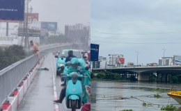 Tài xế công nghệ lái ô tô lên cầu Sài Gòn rồi nhảy xuống sông, hiện trường khiến nhiều người ám ảnh