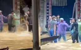 Vụ nhóm người hỗn chiến giữa phố ngập lụt ở Huế: Hé lộ nguồn cơn mâu thuẫn, Công an vào cuộc xử lý 