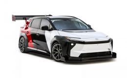 Xe điện hiệu năng cao của Toyota lộ diện với vẻ ngoài hầm hố