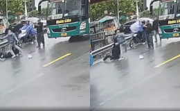 Camera ghi lại cảnh nam tài xế bị hành hung dã man giữa đường: Nguyên nhân không ngờ tới?