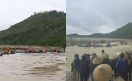 Nghệ An: Tìm thấy thi thể người đàn ông bị lật thuyền đánh cá trên sông Lam, quặn lòng kẻ đi - người ở lại