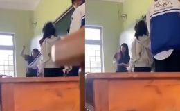 Xôn xao clip cô giáo cầm thước đánh học sinh vì làm bài sai, nhà trường hé lộ thông tin nóng